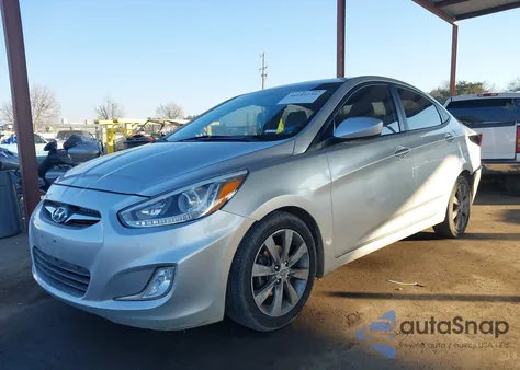 2014 Hyundai Accent Gls z USA, uszkodzony, nr VIN KMHCU4AEXEU775906